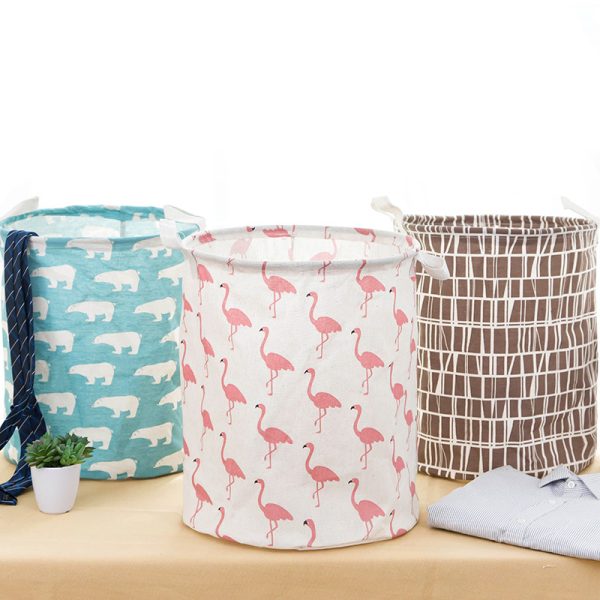 Folding Waterproof Clothes Storage Laundry Basket