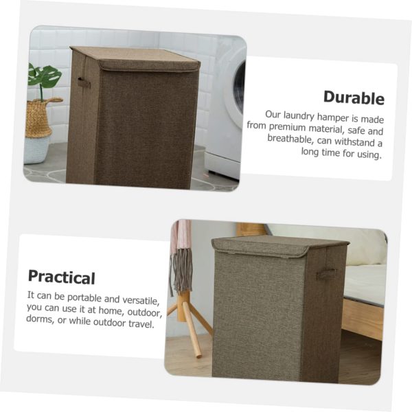 2PCS Large Square Clothes Storage Laundry Basket