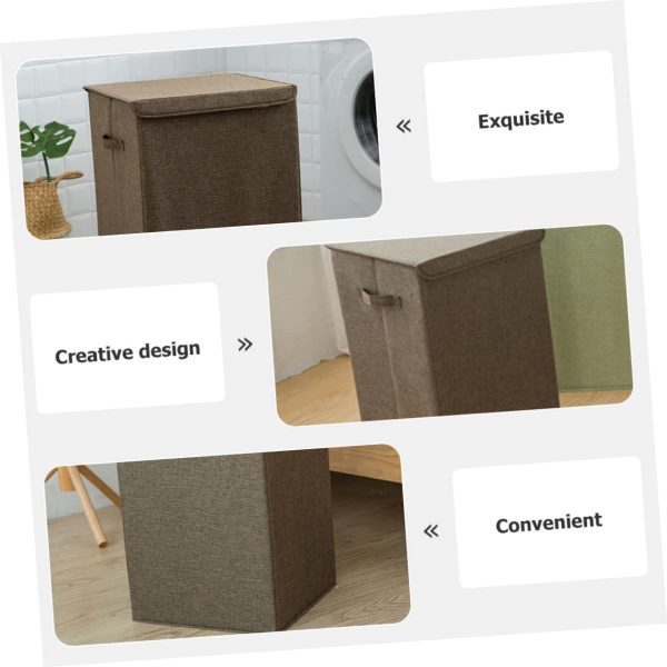 2PCS Large Square Clothes Storage Laundry Basket