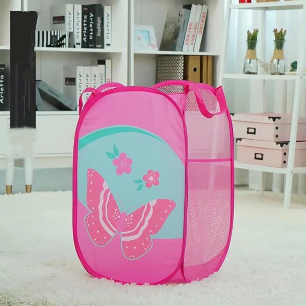 Collapsible Strong Cat Mesh Popup Laundry Basket