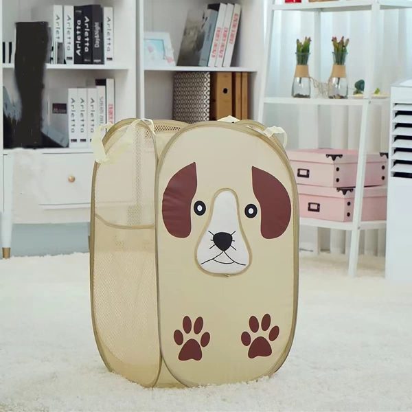 Collapsible Strong Cat Mesh Popup Laundry Basket