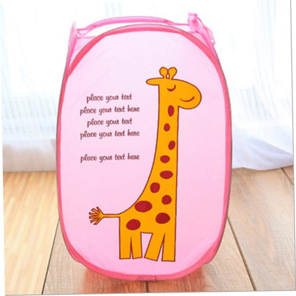3PCS Foldable Cut Animal Laundry Basket
