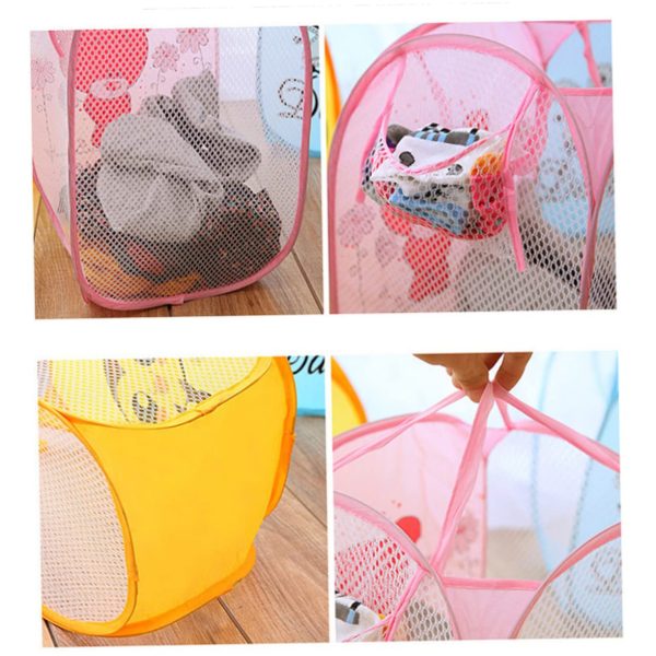 3PCS Foldable Cut Animal Laundry Basket