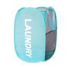Mesh Collapsible Clothes Storage Laundry Basket