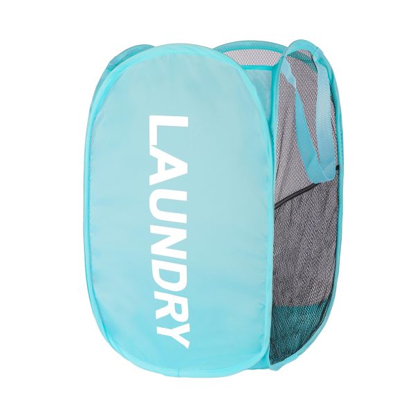 Mesh Collapsible Clothes Storage Laundry Basket