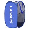 Mesh Collapsible Clothes Storage Laundry Basket