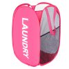 Mesh Collapsible Clothes Storage Laundry Basket