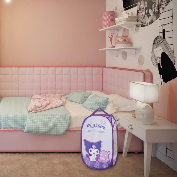 Large Capacity Foldable Lightweight Cute Mesh Popup Laundry Basket