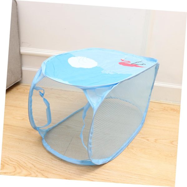 Foldable Popup Mesh Flamingo Laundry Basket