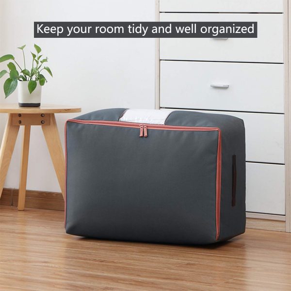 2 PCS Waterproof Closet Clothes Storage Bag