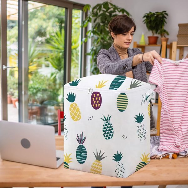 Multifunctional Thickened Sorting Clothes Pineapple Storage Bag