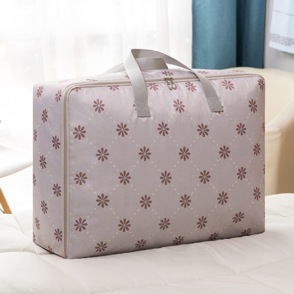 Large Capacity Clothe Cartoon Sun Pattern Luggage Storage Bag