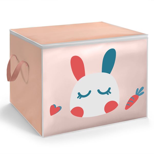 2 PCS Under Tote Cartoon Cloth Storage Bag