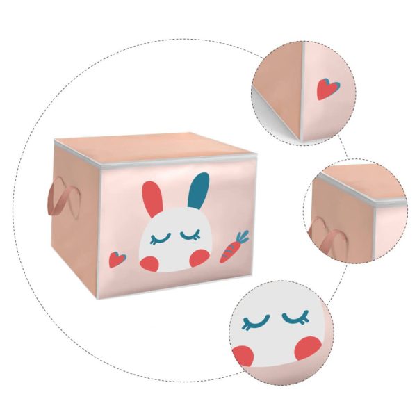 2 PCS Under Tote Cartoon Cloth Storage Bag