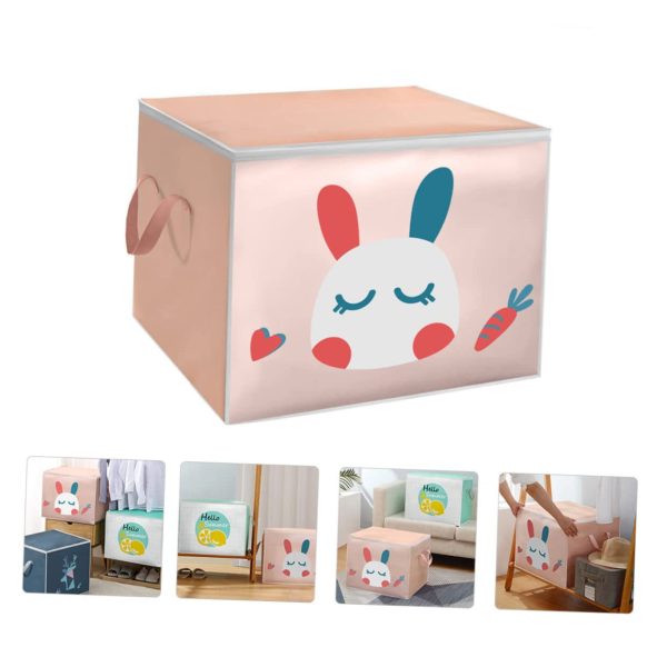 2 PCS Under Tote Cartoon Cloth Storage Bag