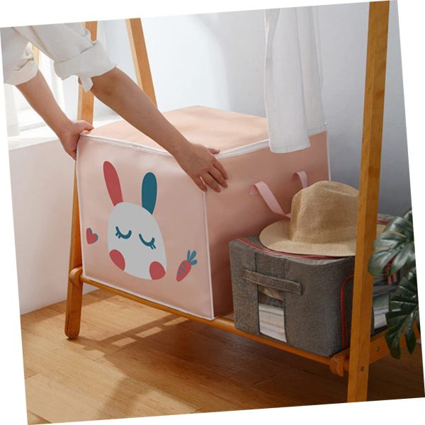 2 PCS Under Tote Cartoon Cloth Storage Bag