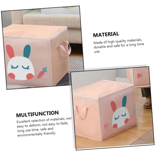 2 PCS Under Tote Cartoon Cloth Storage Bag