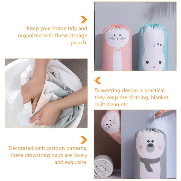 3pcs Cartoon Comforters Clothes Pillow Storage Bags