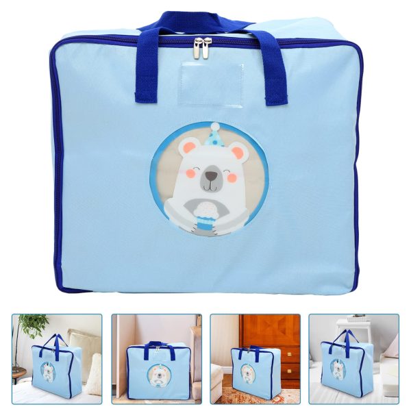 Large Capacity Comforter Clothing Polar Bear Storage Bag