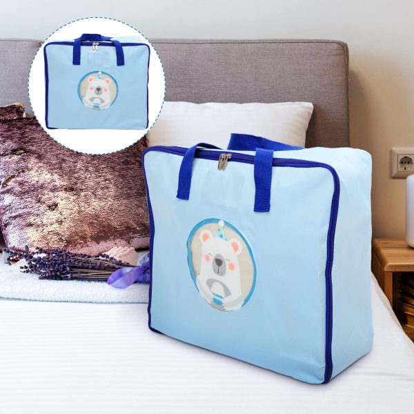 Large Capacity Comforter Clothing Polar Bear Storage Bag
