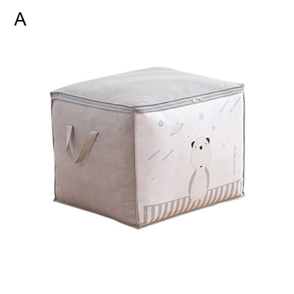 Large Capacity Clothes Cartoon Print Foldable Storage Bag