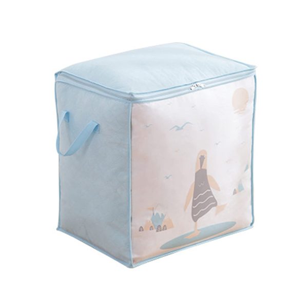 Large Capacity Clothes Cartoon Print Foldable Storage Bag