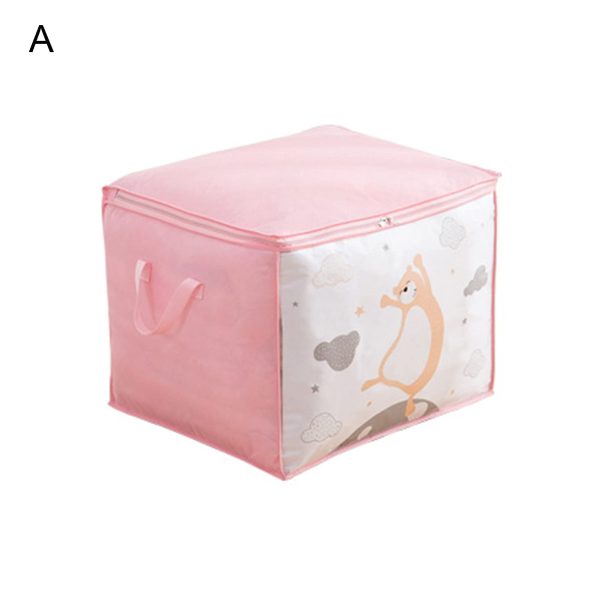 Large Capacity Clothes Cartoon Print Foldable Storage Bag