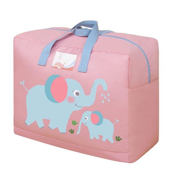 Large Cartoon Kindergarten Portable Clothes Quilt Storage Bag
