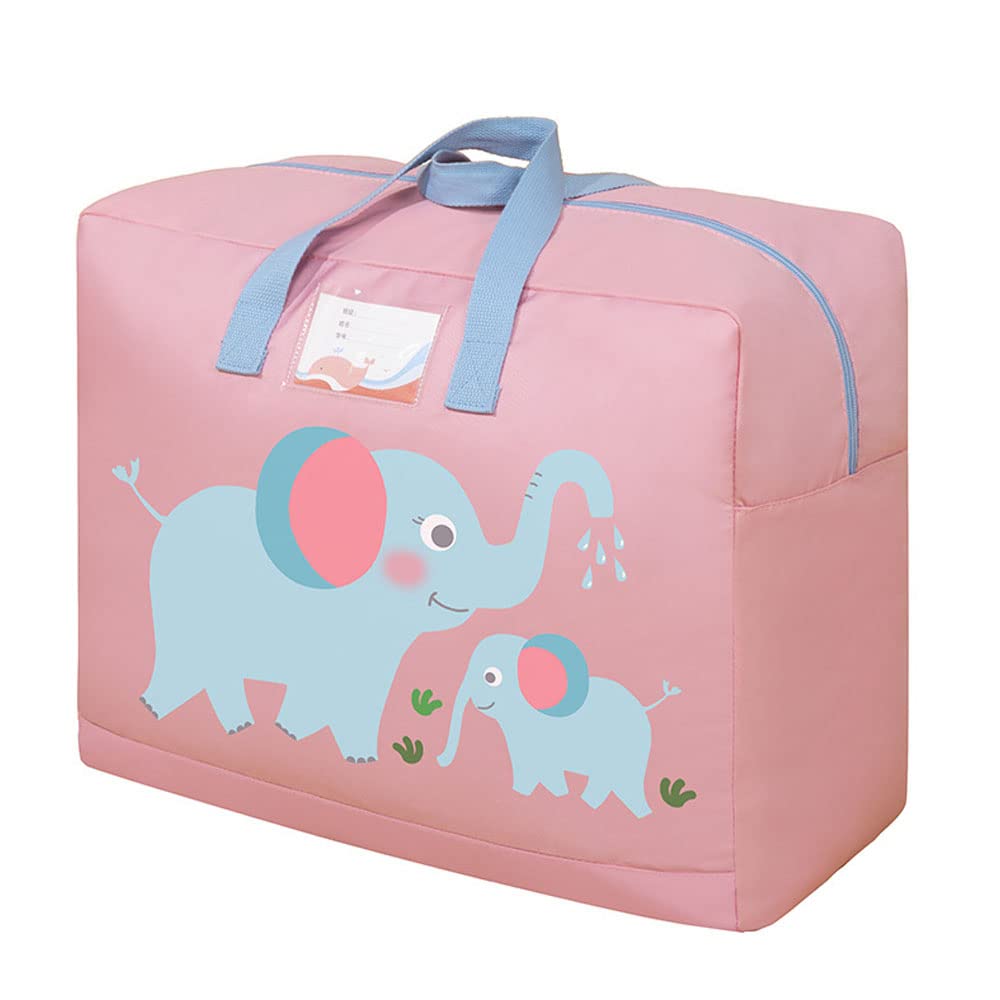 Large Cartoon Kindergarten Portable Clothes Quilt Storage Bag
