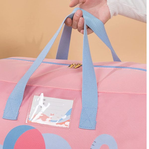 Large Cartoon Kindergarten Portable Clothes Quilt Storage Bag