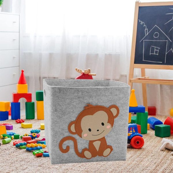 Anime Cartoon Monkey Collapsible Sturdy Cube Storage Boxes