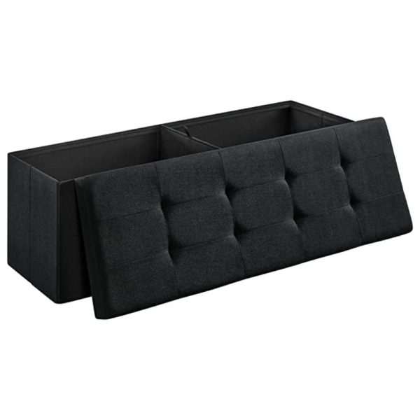 Folding Storage Ottoman Bench