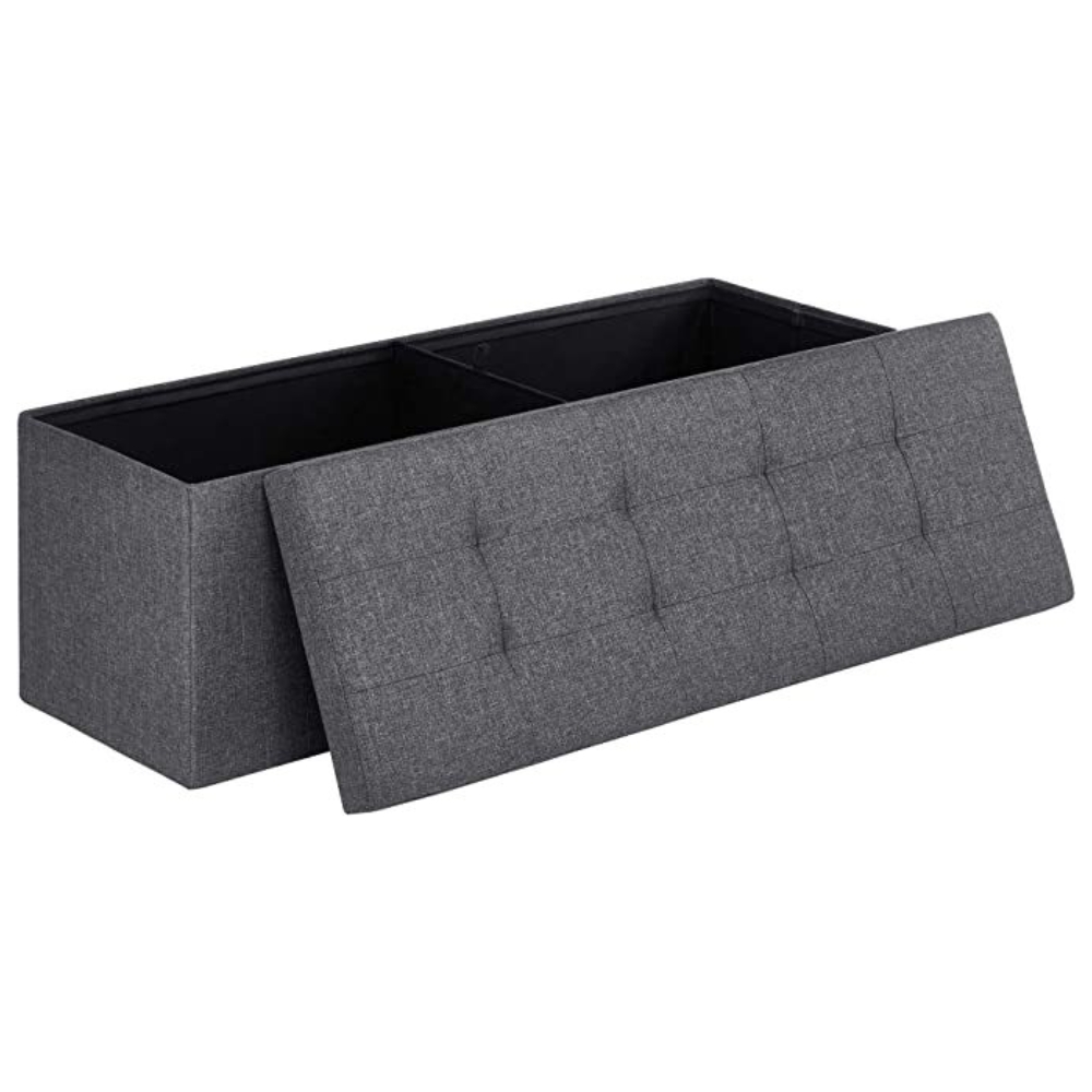 Folding Storage Ottoman Bench
