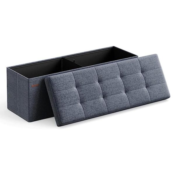 Folding Storage Ottoman Bench