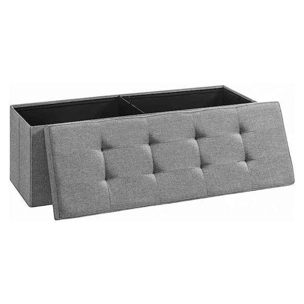 Folding Storage Ottoman Bench