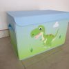 Rainbow Unicorn Storage Box - Children's Toy and Household Storage with Flip-Top Lid and Large Capacity