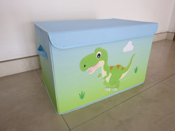 Rainbow Unicorn Storage Box - Children's Toy and Household Storage with Flip-Top Lid and Large Capacity
