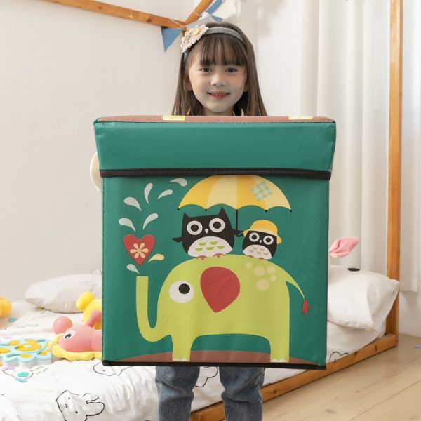 Creative Cartoon Children's Toy Storage Box - Household Foldable Storage Organizer