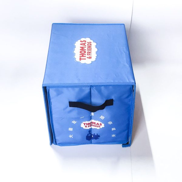 Toy Storage Box - Foldable Children's Play Mat Organizer, Children's Toy Storage Bin with Folding Design