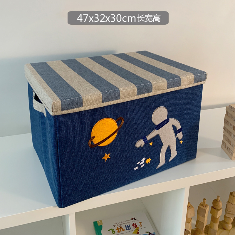 Kindergarten Washable Foldable Storage Box - Children's Book Organizer and Household Clothing Wardrobe Storage Solution