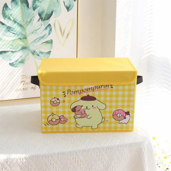 High-Capacity Shin Chan Portable Flip-Top Children's Toy Storage Box - Bedroom Clothing, Bra, Socks Organizer, Foldable