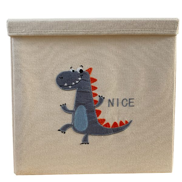 Foldable Children's Room Toy Storage Box with Lid - Odorless PP Board, Clothing Organizer, Large Wardrobe Storage Basket