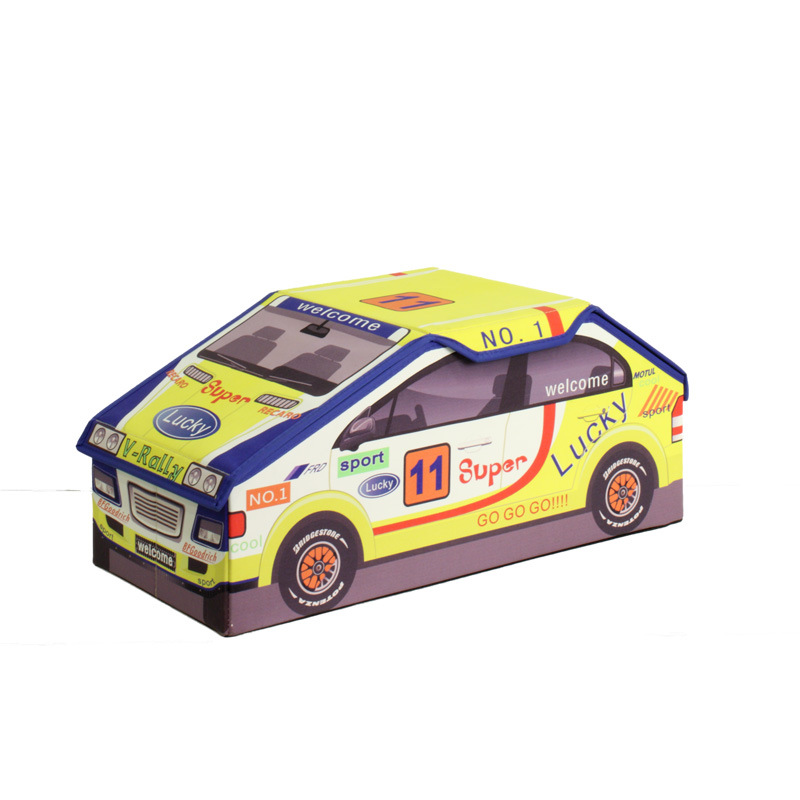Cartoon Toy Storage Box - Non-woven, Oxford Cloth, and Fabric Organizer for Toys and Clothes