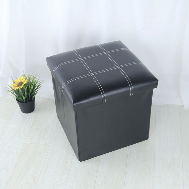 Storage Ottoman Upholstered Line Bench