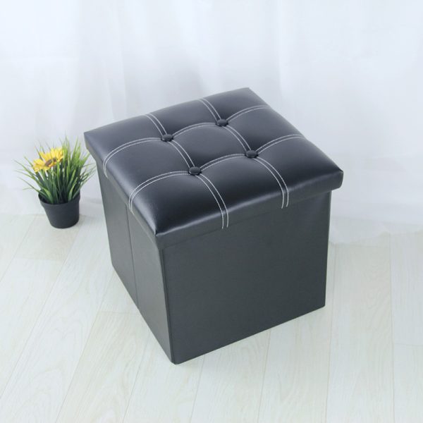 Storage Ottoman Upholstered Line Bench