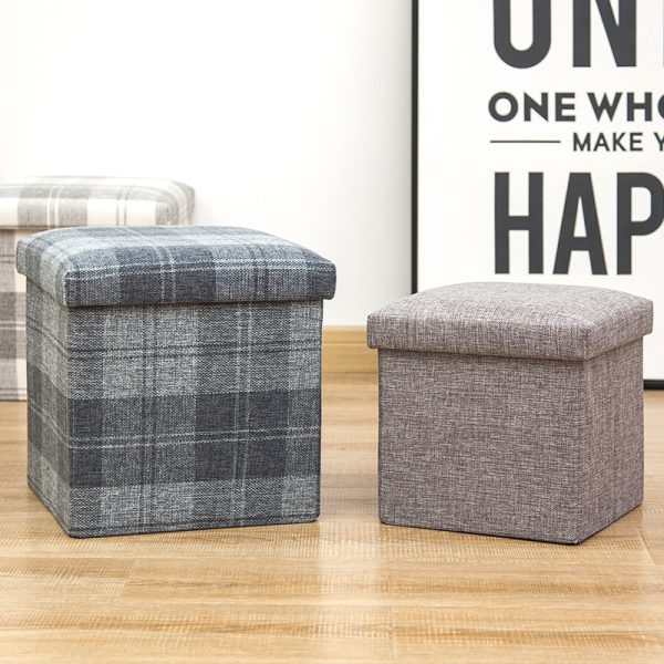 Folding Storage Ottoman Storage Cube Seat