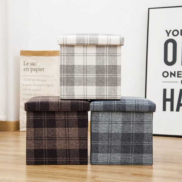 Folding Storage Ottoman Storage Cube Seat