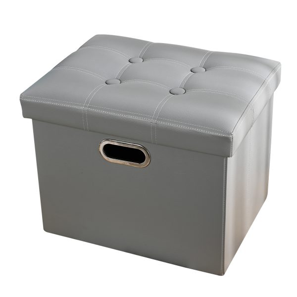 Leather Ottoman Footrest Foot Stool