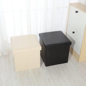 Leather Ottoman Footrest Foot Stool