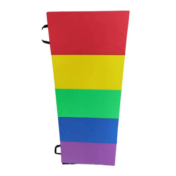 Colorful five-fold mat children's sports gymnastics mat